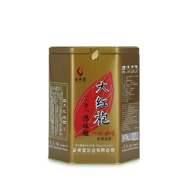 武夷星一帆风顺大红袍茶叶武夷山浓香足火岩茶乌龙茶罐装小泡袋