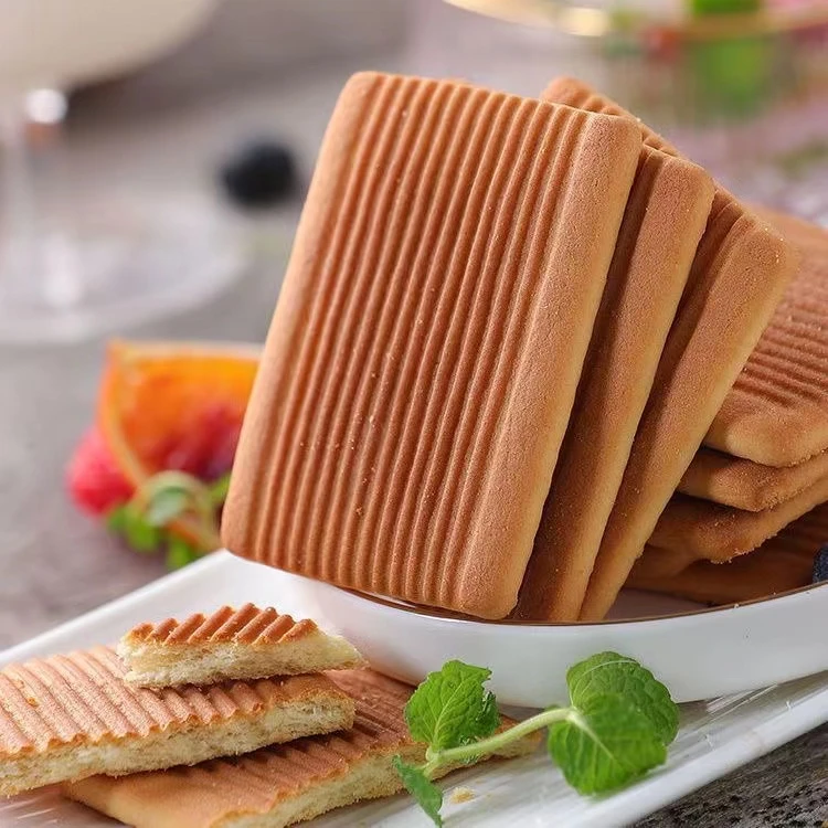 俄罗斯进口老式牛奶饼干休闲饼干儿童零食早餐代餐饱腹饼干MS