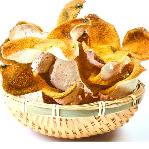 【胡二刀】2024年广东新会天马圈枝二红皮茶枝柑 传统工艺陈皮茶