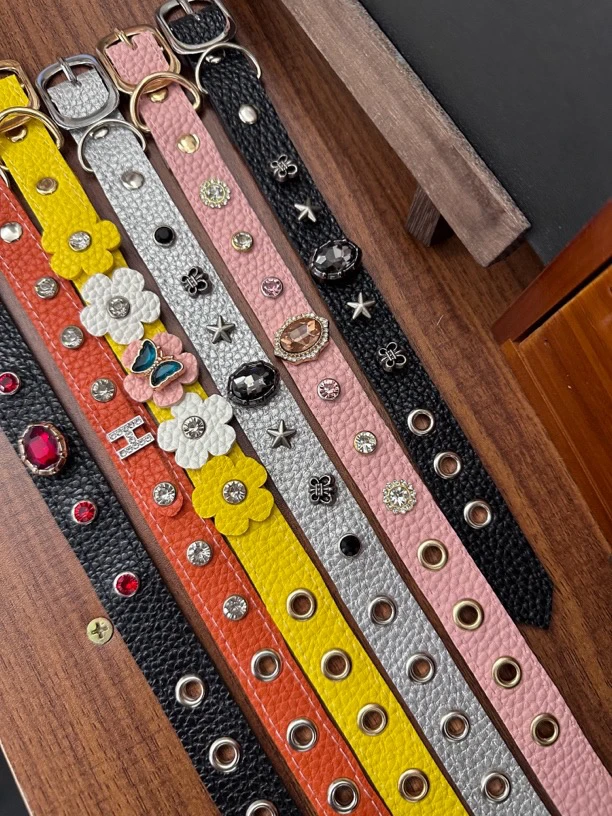 颈圈款马尔济斯约克夏舒适皮质佩戴（no退no换）