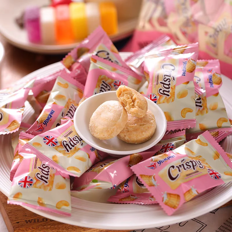 英国 鹰派YINGPAI 牛奶味坚果酥糖 500g/袋