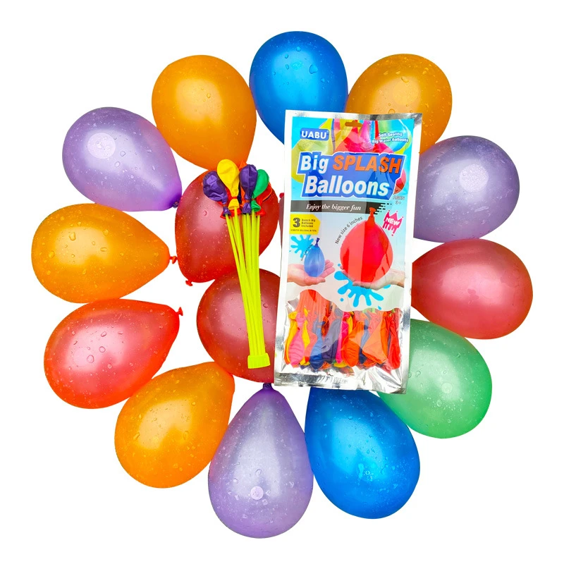新品大号水气球超大快速注水气球自动封口灌水球摔打水仗儿童玩具