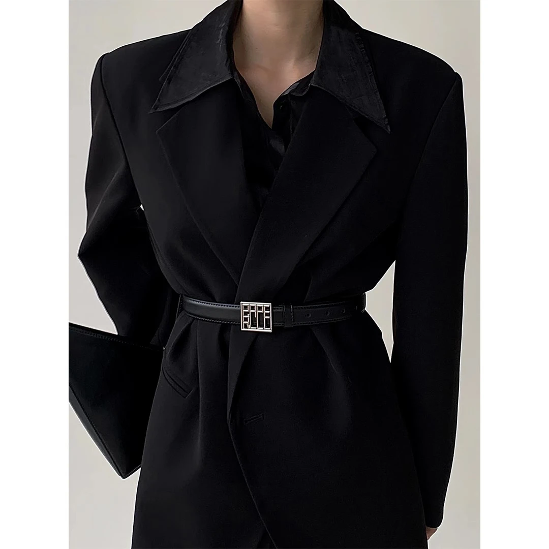 03.04 P0304Y2526 LOGO女士皮带高级感简约百搭ins装饰腰带