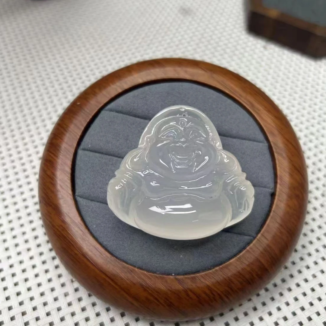 非金属仿珍珠吊坠 马贝珠无镶嵌深海云母佛公饰品