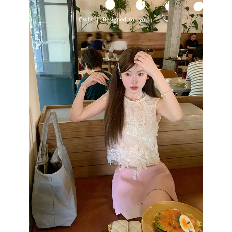 【折扣】 迟伞伞桃乐丝来信 独立裁片小香裙子小个子显瘦半身短裙