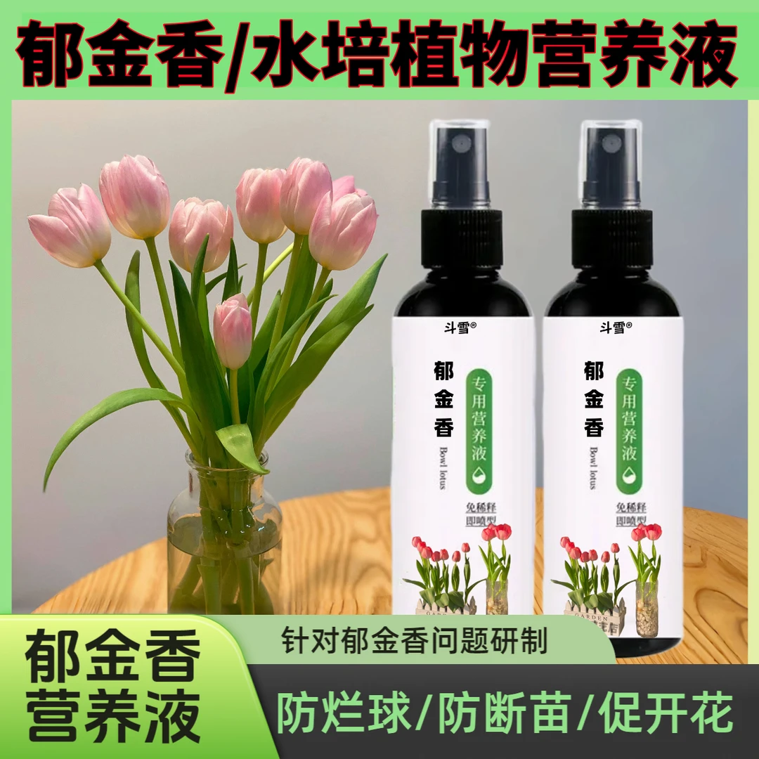郁金香种球营养液快速生根液植物营养液通用烂根朱顶红晚香玉肥料