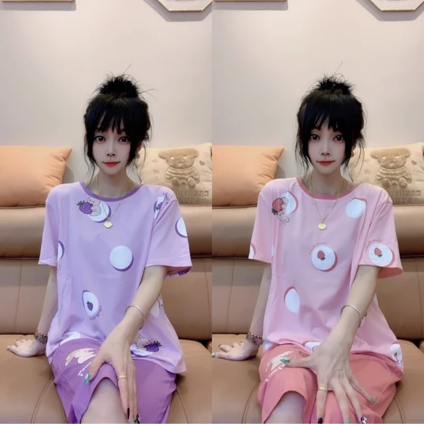 娜姐家新款定制高货的7分家居服套装88762