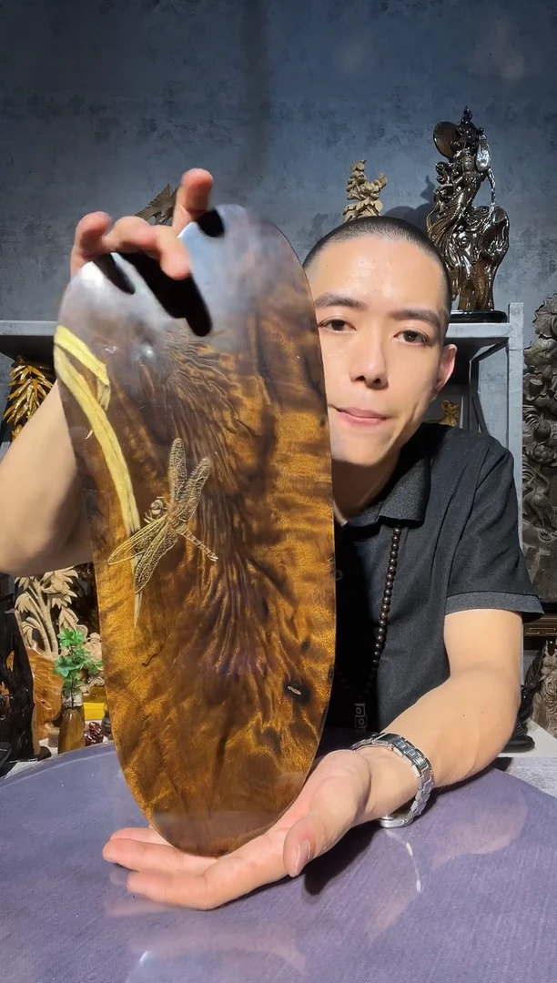 【闪购商品】金丝楠金丝楠木小叶桢楠阴沉摆件