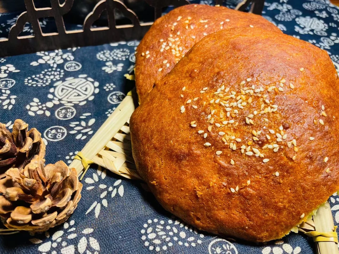 主播推介胡麻油混糖饼 暄软