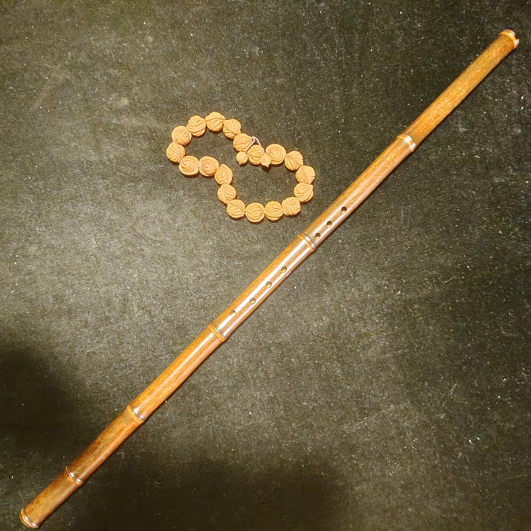 山神箫 开口紫竹洞箫 F调 正手 八孔 长度829 管径25