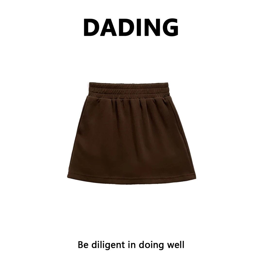 DADING2024新款女装半身裙百搭休闲短裙 井66369C