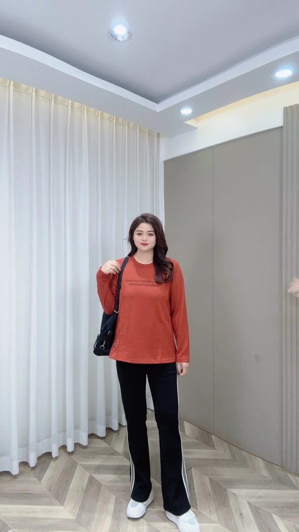 PWD32496【仅上衣】新款秋季时尚百搭洋气大码打底上衣（衣长70）