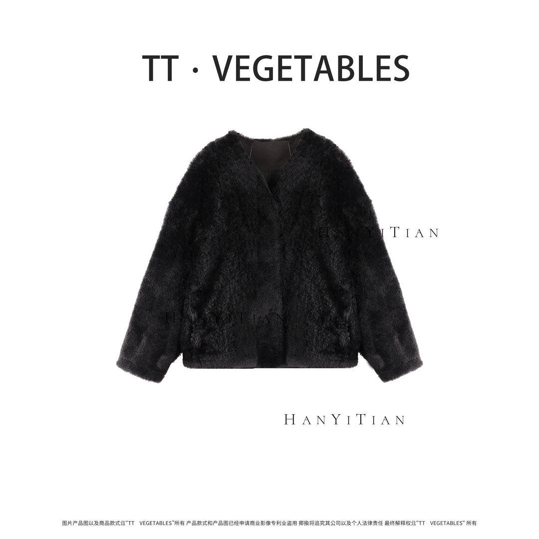 拉贡气质时尚设计感休闲秋季宽松外套923779