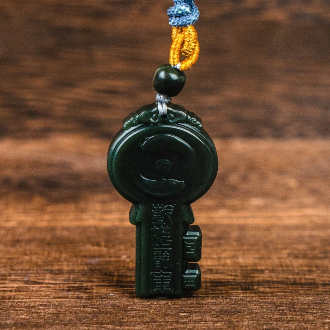 锁KK【正月初五】乾坤宝库钥匙锁吊坠/个ZJH-738