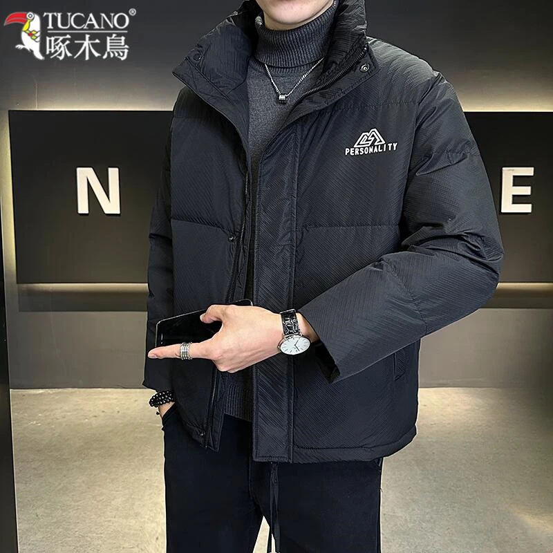 TUCANO/啄木鳥冬季新款男士棉服潮牌休闲立领运动外套保暖面包服