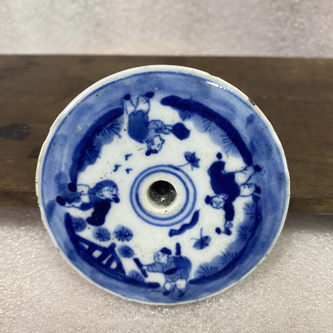 【老赵专属】清青花人物日晷