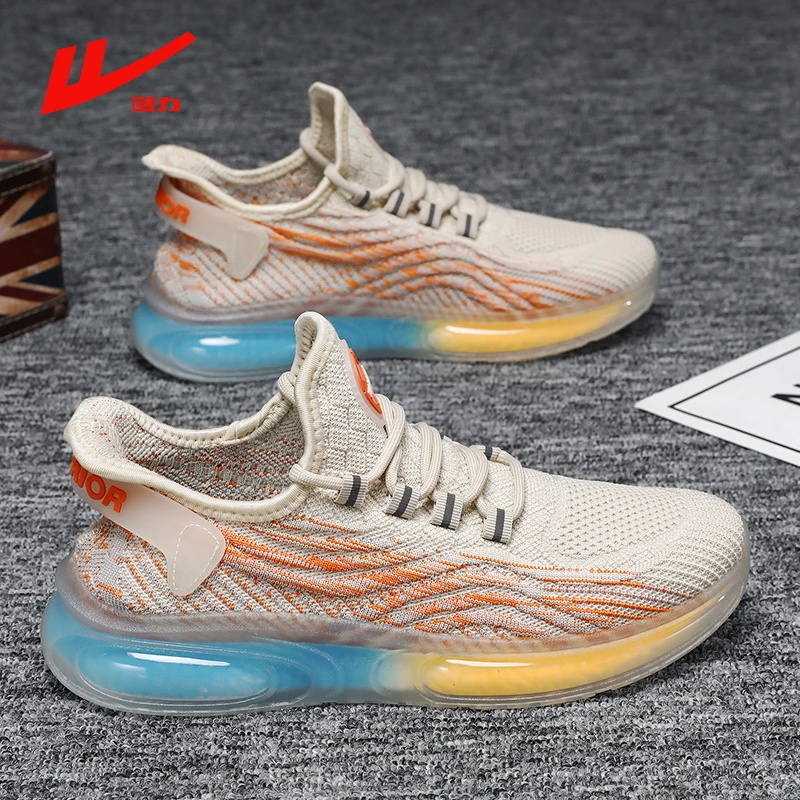 回力男鞋夏季薄款透气网面鞋防滑软底轻便时尚百搭学生跑步休闲鞋