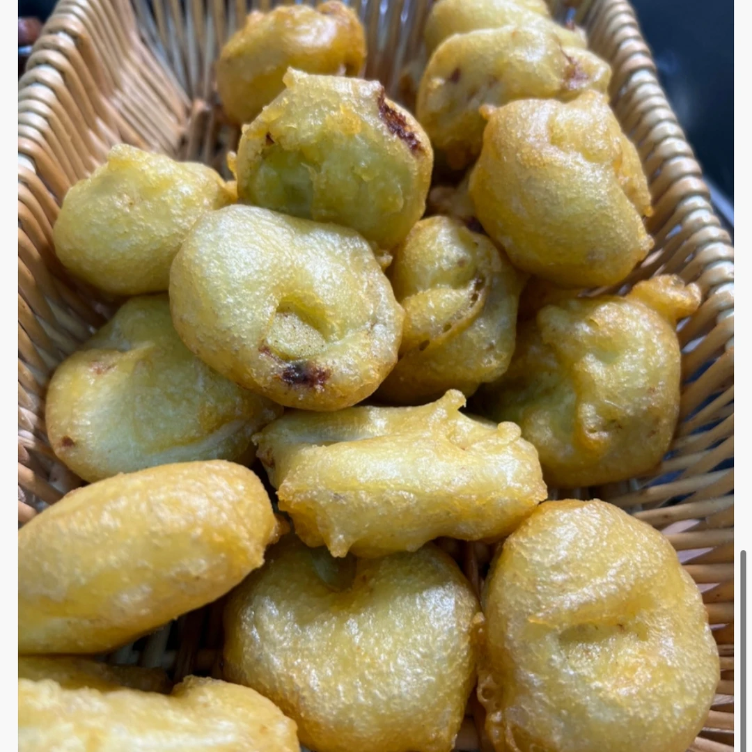 炸茄盒【炸茄盒，炸藕盒】