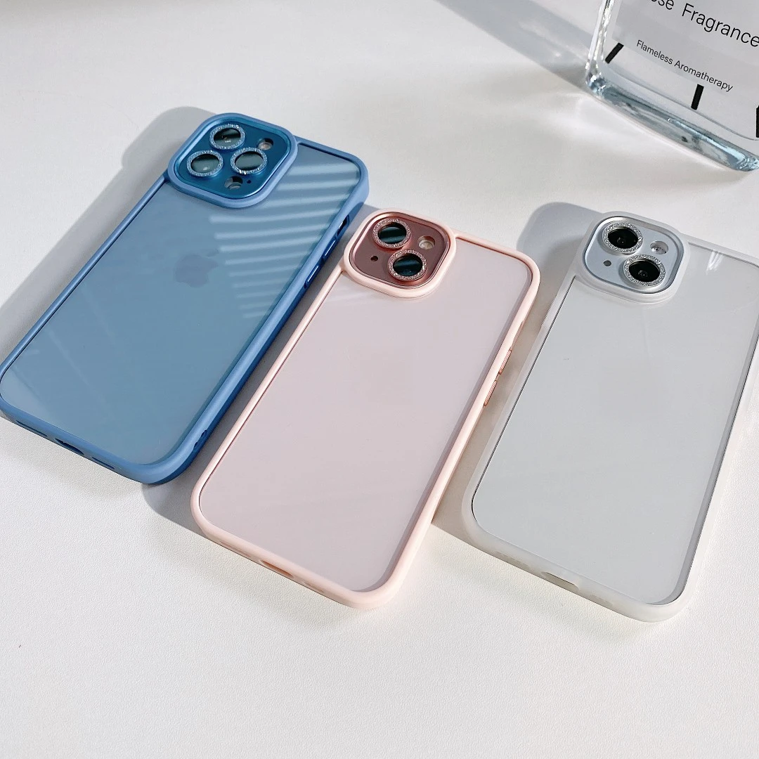 苹果闪粉手机壳iphone13/13pro12pro/11苹果镜头保护超薄简约防摔