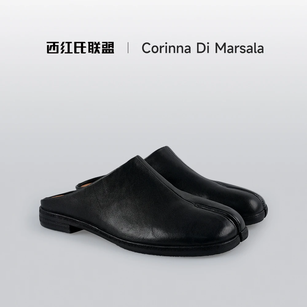 【小马＆壮壮】【西红氏联盟】舒适复古穆勒拖鞋百搭跟高2cm卡码拍大
