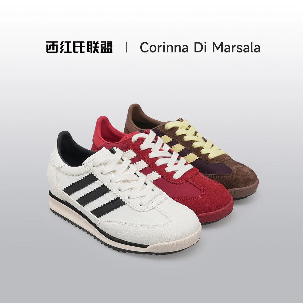 【西红氏联盟】潮流经典厚底百搭时尚德训鞋跟高2.5cm半码拍大