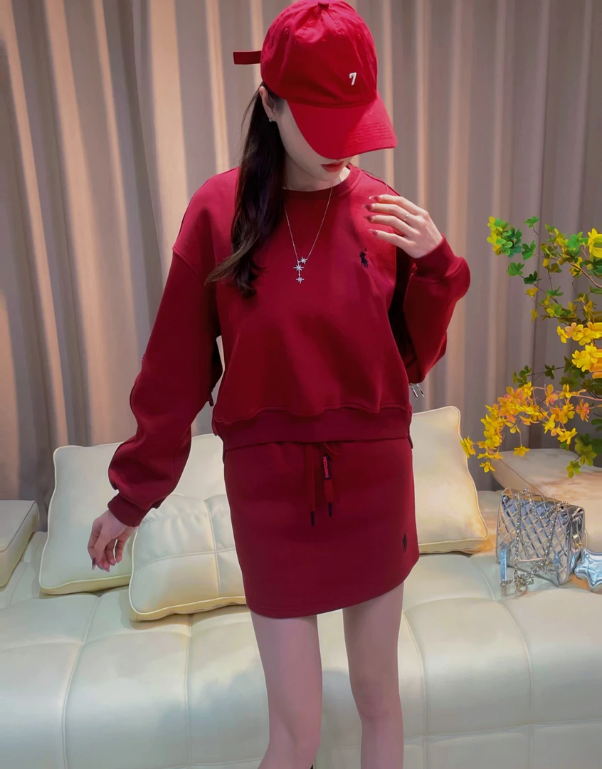 卫衣套装/气质女2024秋季休闲风显瘦减龄纯色设计感新款卫衣8868