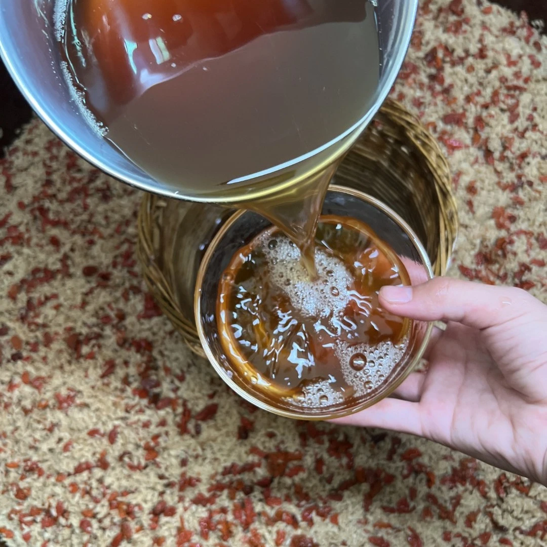 正宗江西农家枸杞子米酒自酿自然发酵微甜型中度糯米酒5斤零添加