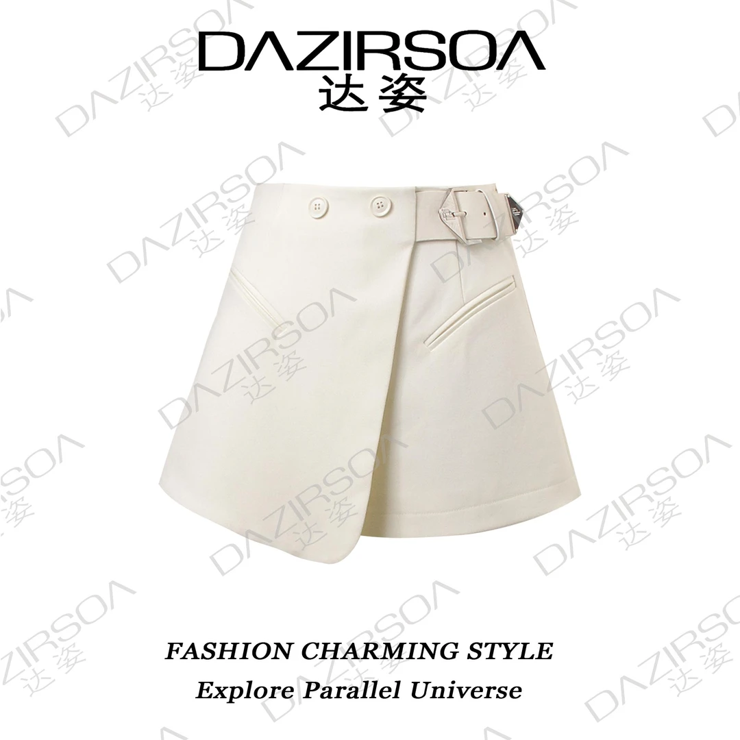 原创设计轻奢三角扣带短裤 H232