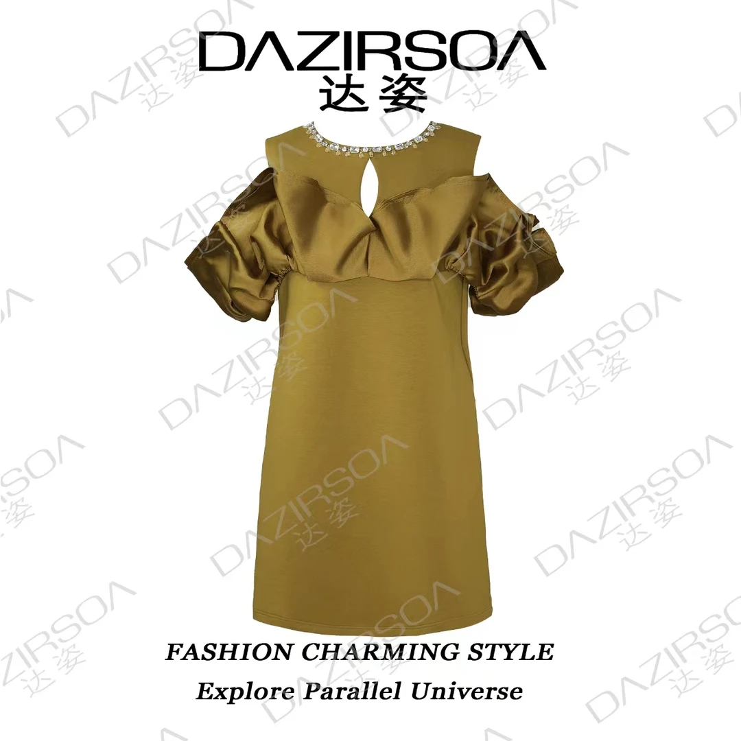 DAZIRSOA/达姿24SS/“贵族千金”高级轻奢礼服连衣裙 S728
