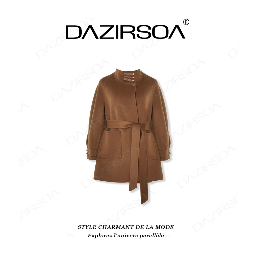 DAZIRSOA/达姿“未知之境”时尚百搭简约气质优雅外套 W179