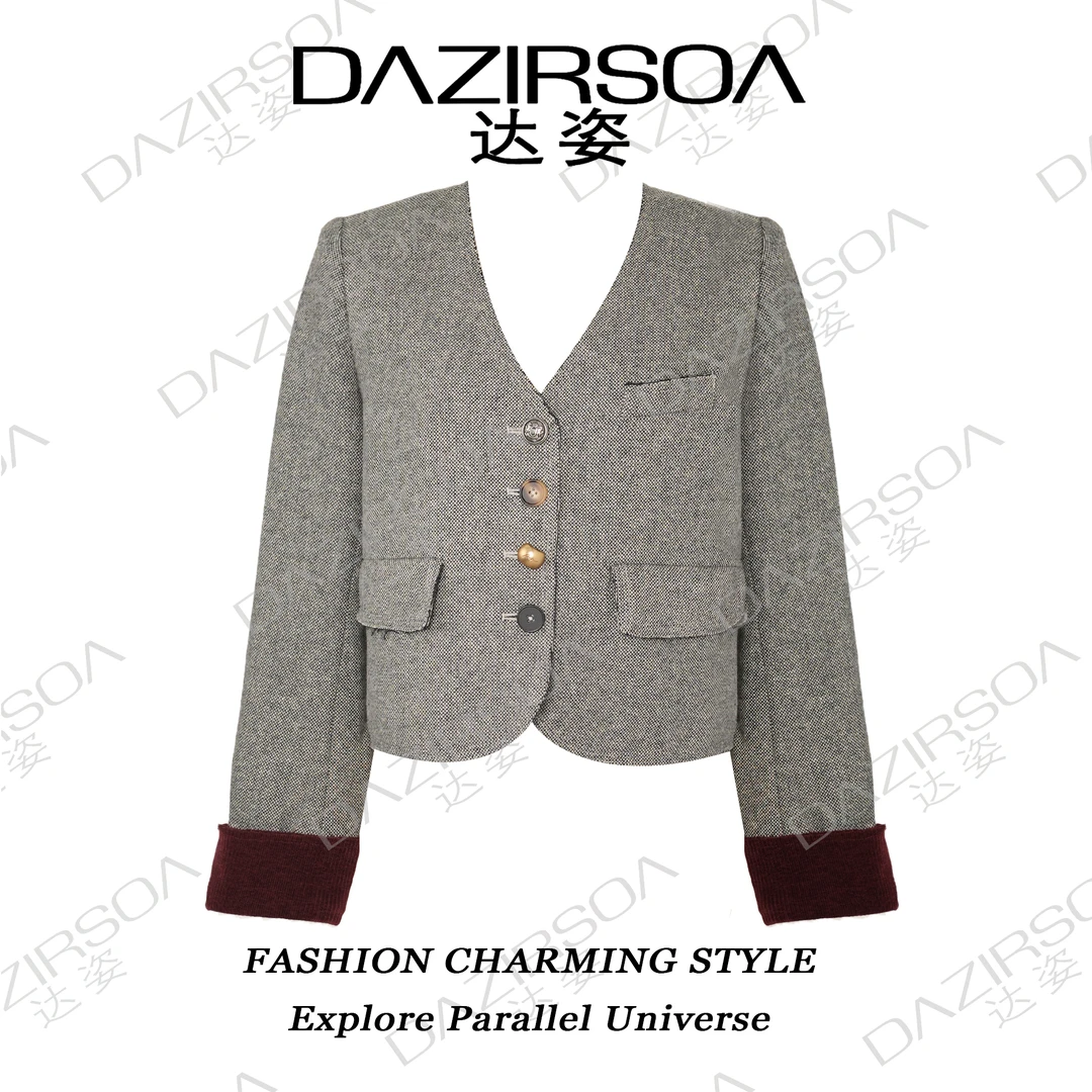 24A/W "看秀嘉宾" 高级小香风羊毛外套 T065