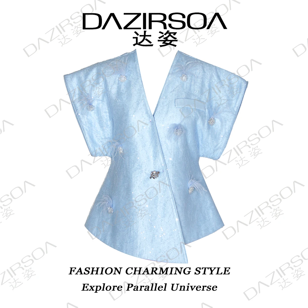 NEW ARRIVAL |“灵感之语”钉珠蕾丝提花上衣 R090