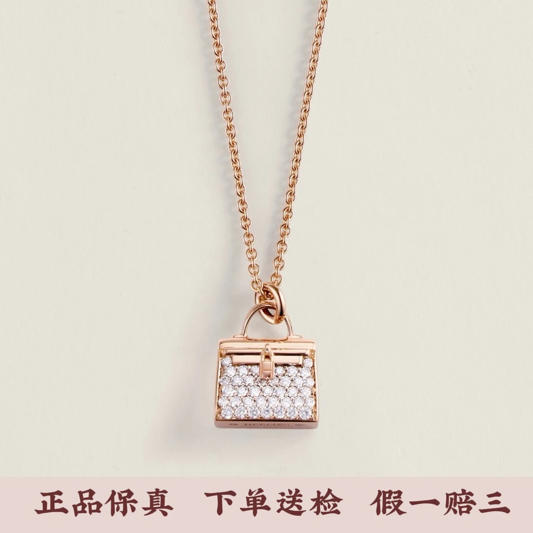 99新 Hermes/爱马仕 kelly钻石新款项链，公价65750,S5596-1