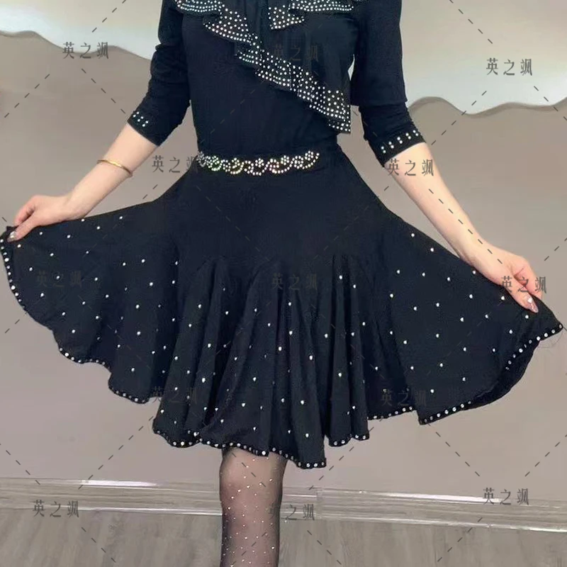2182烫钻点帕斯蓬蓬短裙服装镶钻女装裙子显瘦女装半身裙气质