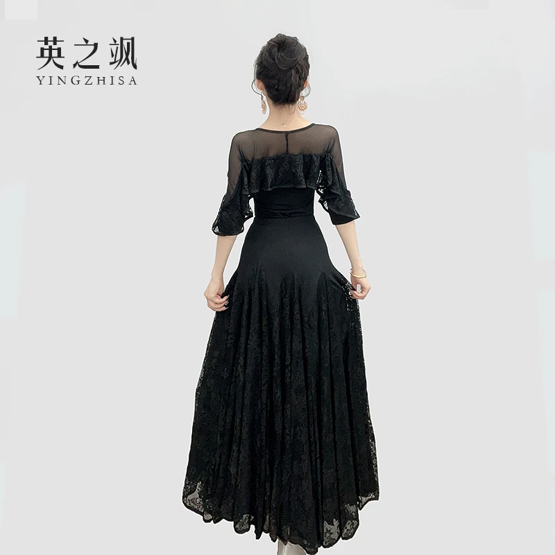 2190高定万针金丝刺绣镂空大摆裙夏季