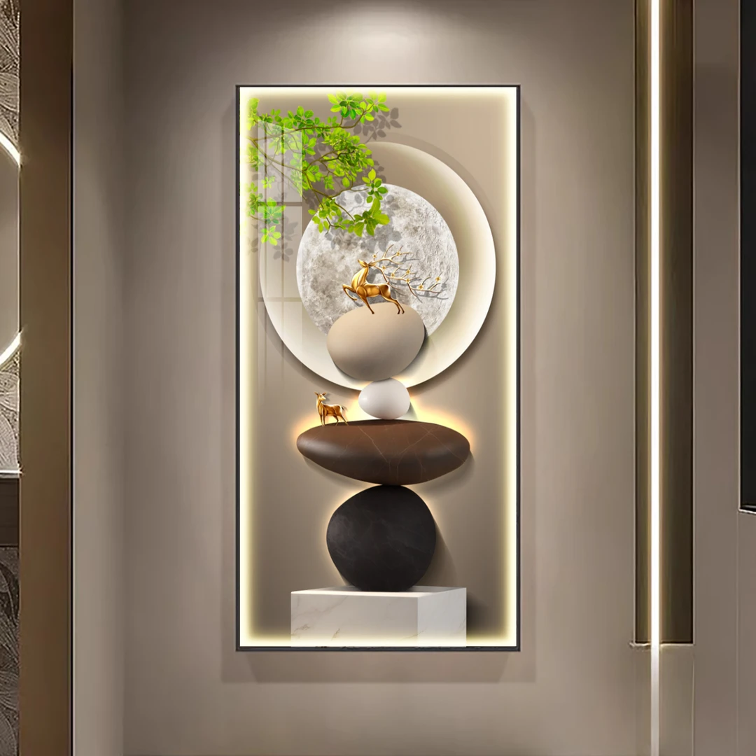 【时来运转】2025新款玄关画客厅入户门挂画高级感高档玄关装饰画