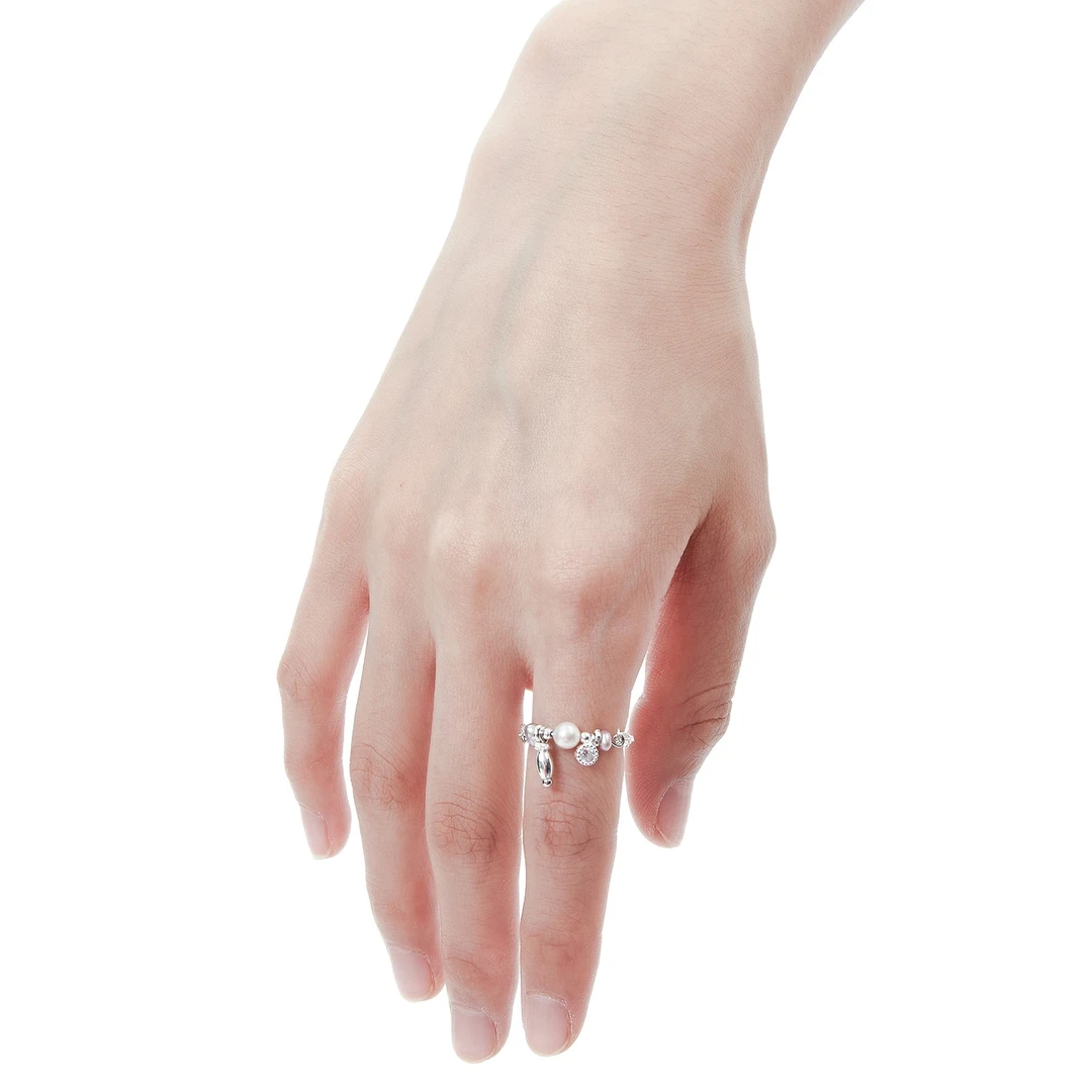 925银戒指 浮U生物 人鱼系列蕾丝戒指