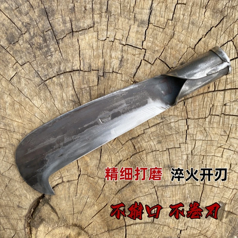 纯手工锻打砍柴刀农用大树砍竹子楠竹专用柴刀家用劈柴户外开山刀