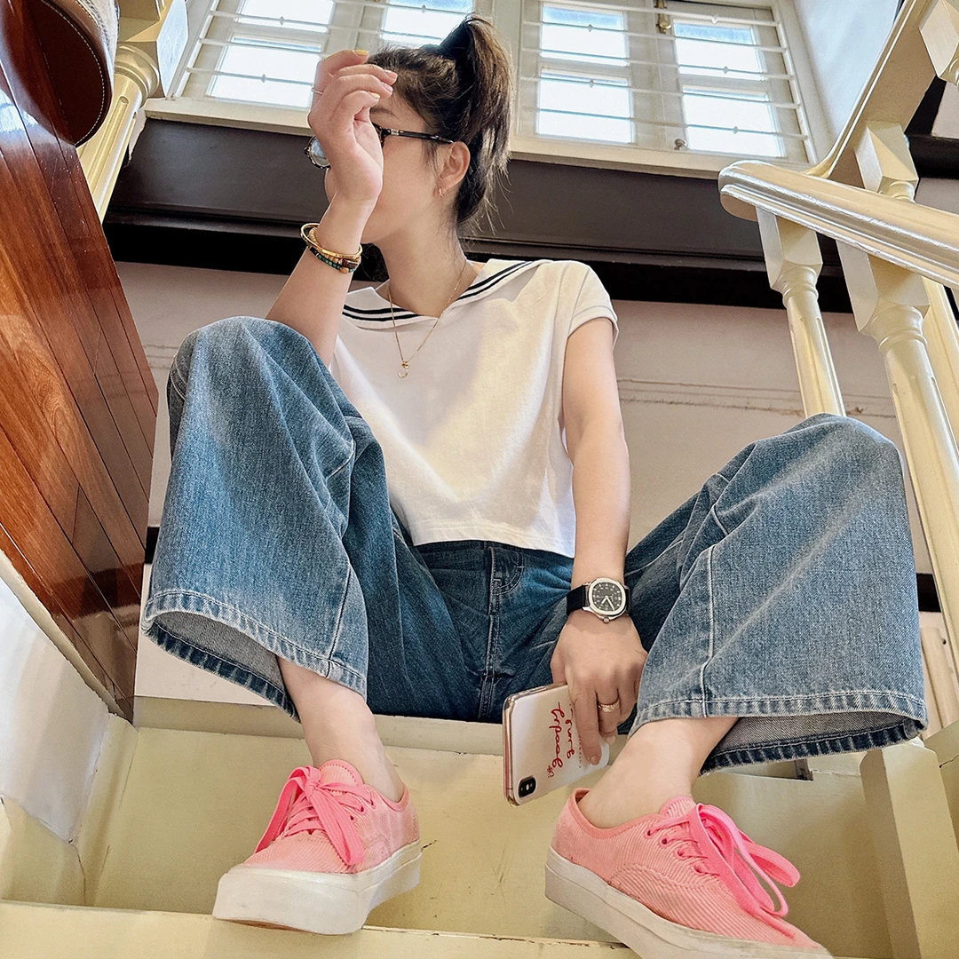 莉贝琳sisy短袖t恤女夏装别致设计感小个子减龄短袖上衣189761