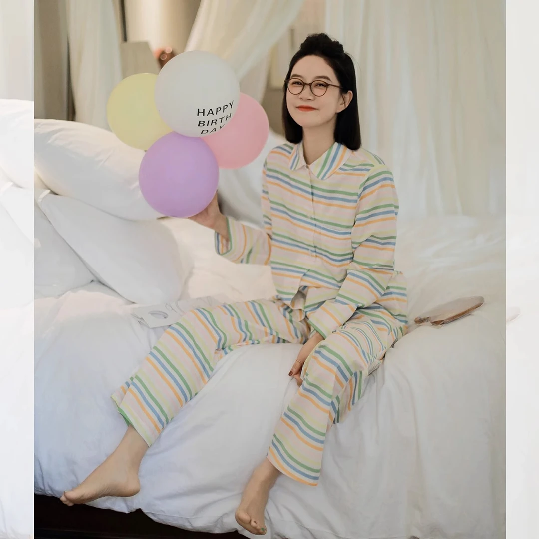 莉贝琳sisy圈家居套装定制棉舒适睡衣178287