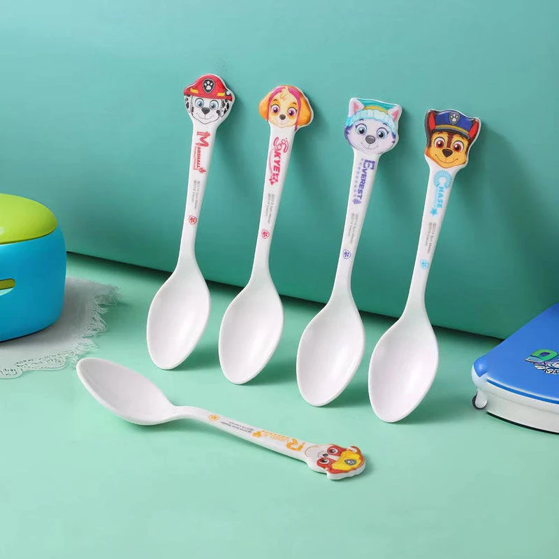 汪汪队阿奇儿童3岁6岁宝宝学吃饭训练勺子儿童餐具婴儿长柄辅食勺