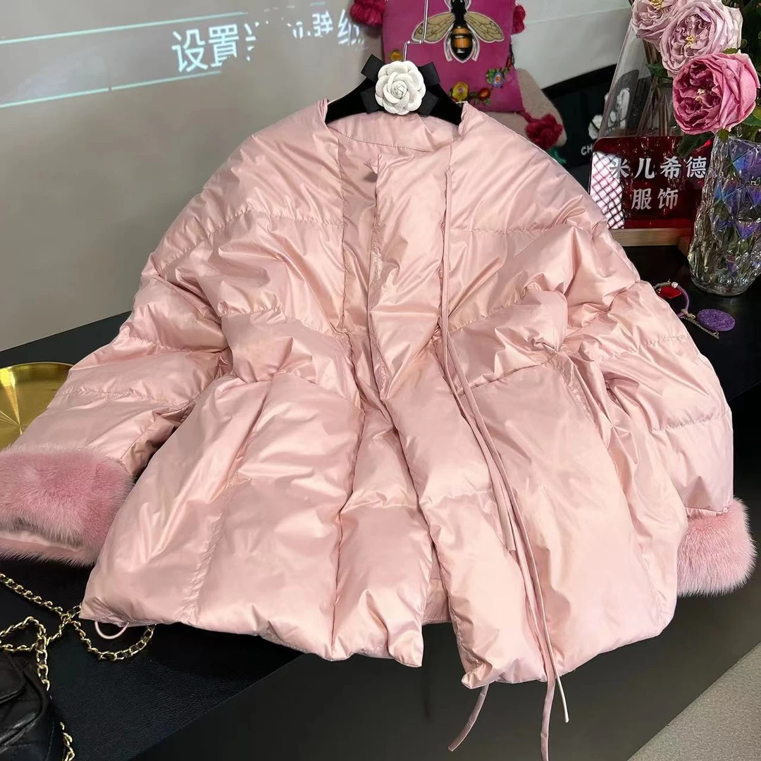 秋冬新款外套保暖百搭宽松洋气女士