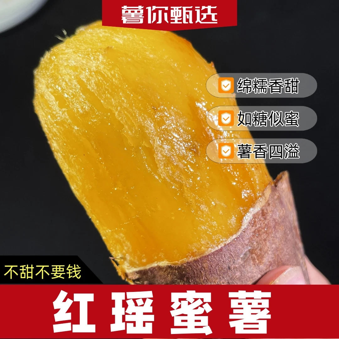 幸福树【爆品】山东蜜薯甄选品正宗红瑶红薯软糯香甜番薯糖心蜜甜