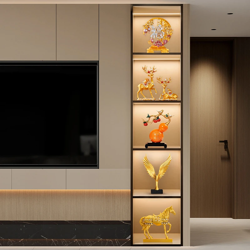 【5格套装】客厅酒柜摆件装饰品电视柜餐边柜新房家居摆设轻奢高