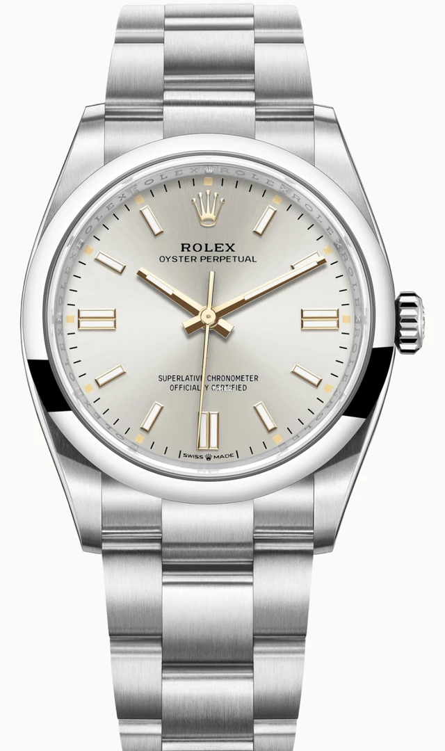 全新未使用 Rolex/劳力士 杭邸·126000 银 24年全套