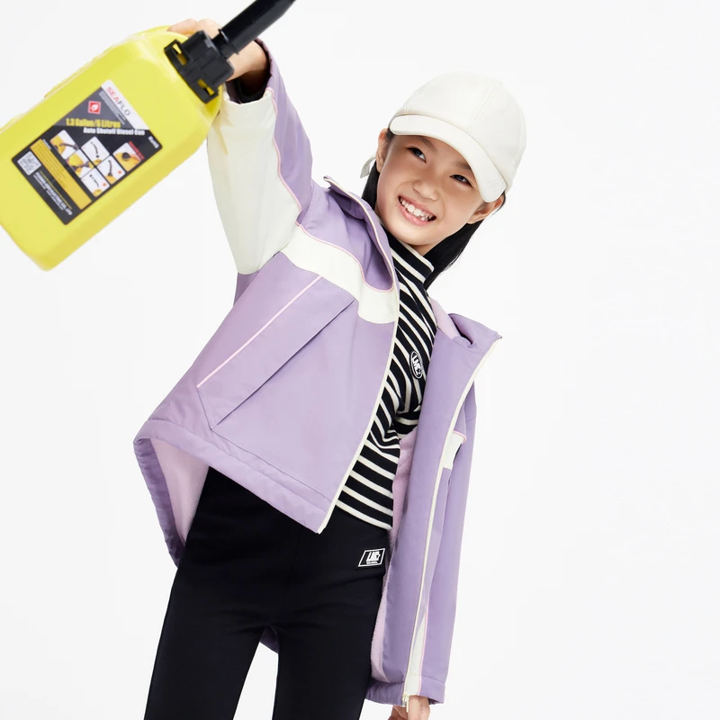 little moco童装春秋装新款男女童防泼水户外夹克外套#KBB3JKTT07