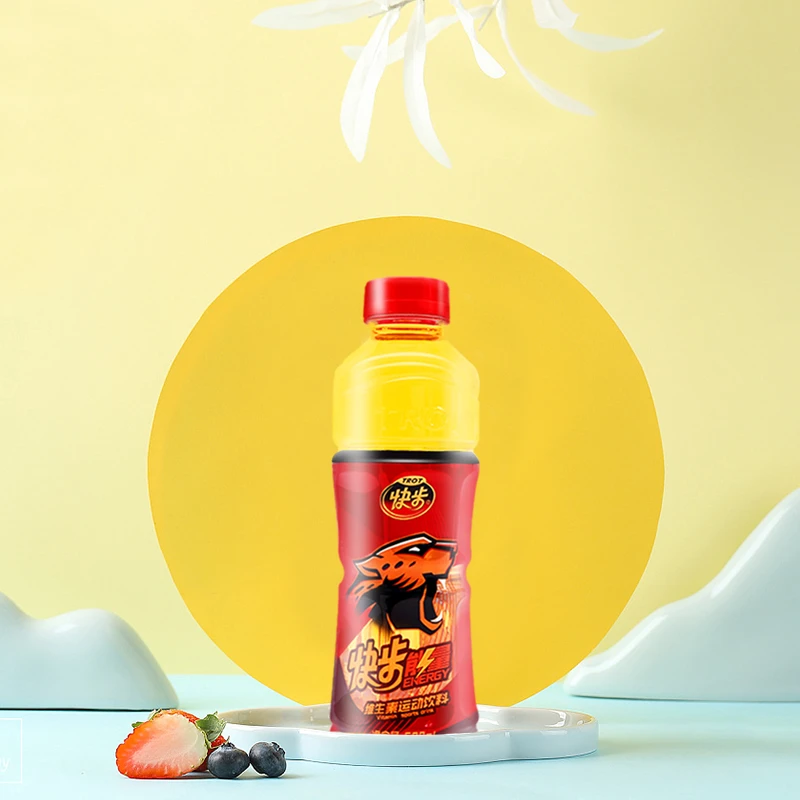 快步能量维生素功能饮料驾车运动流汗大瓶600mlX4瓶夏日必备饮品