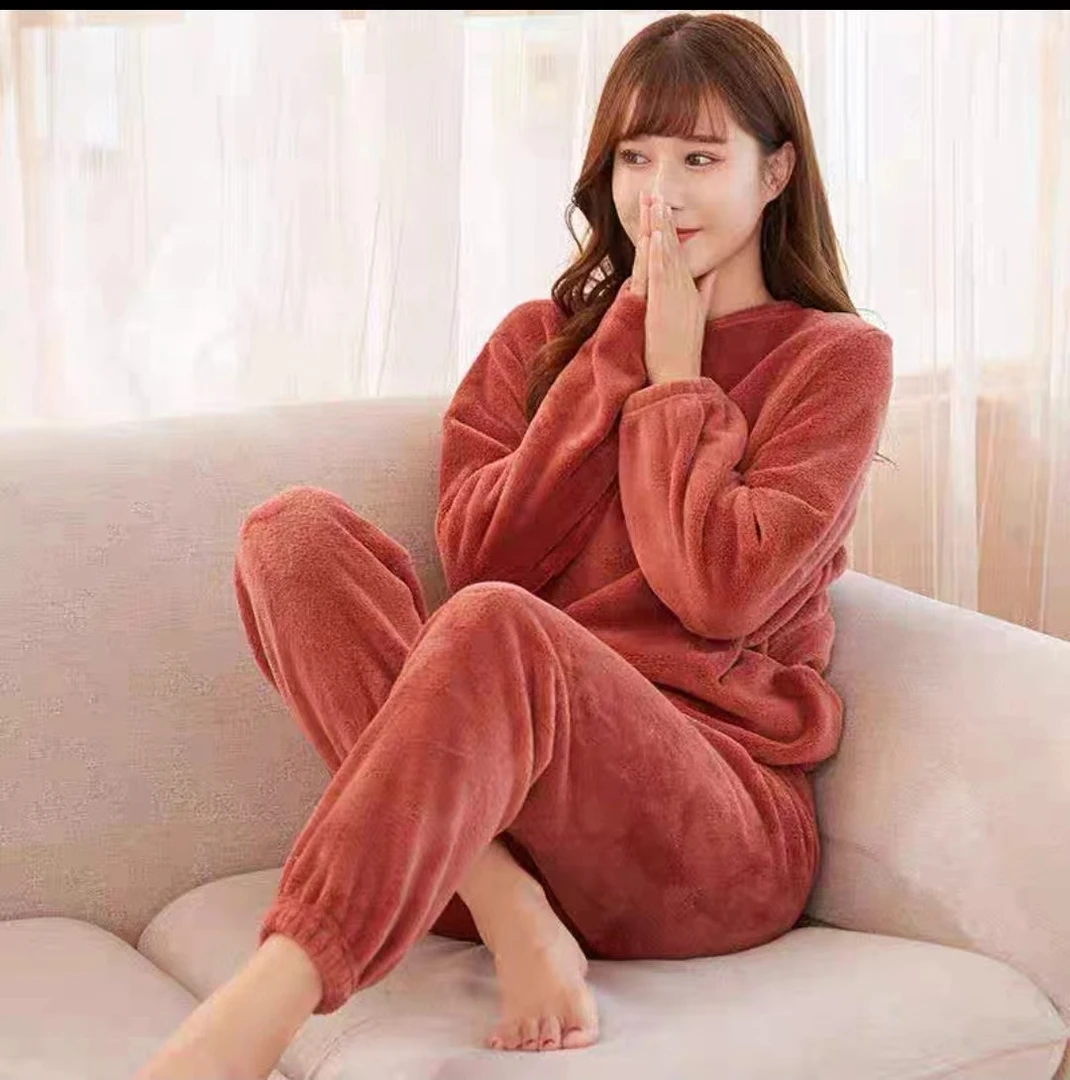 断码捡漏睡衣女套装休闲加绒宽松女士居家