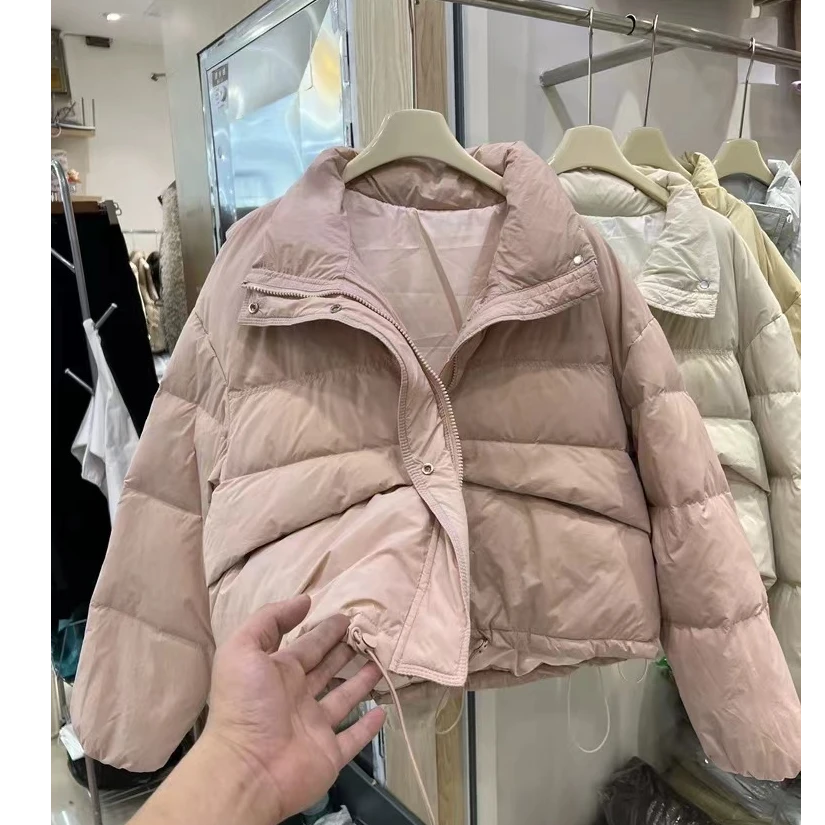 韩系立领短款棉服女冬新款加厚保暖小个子外套6625