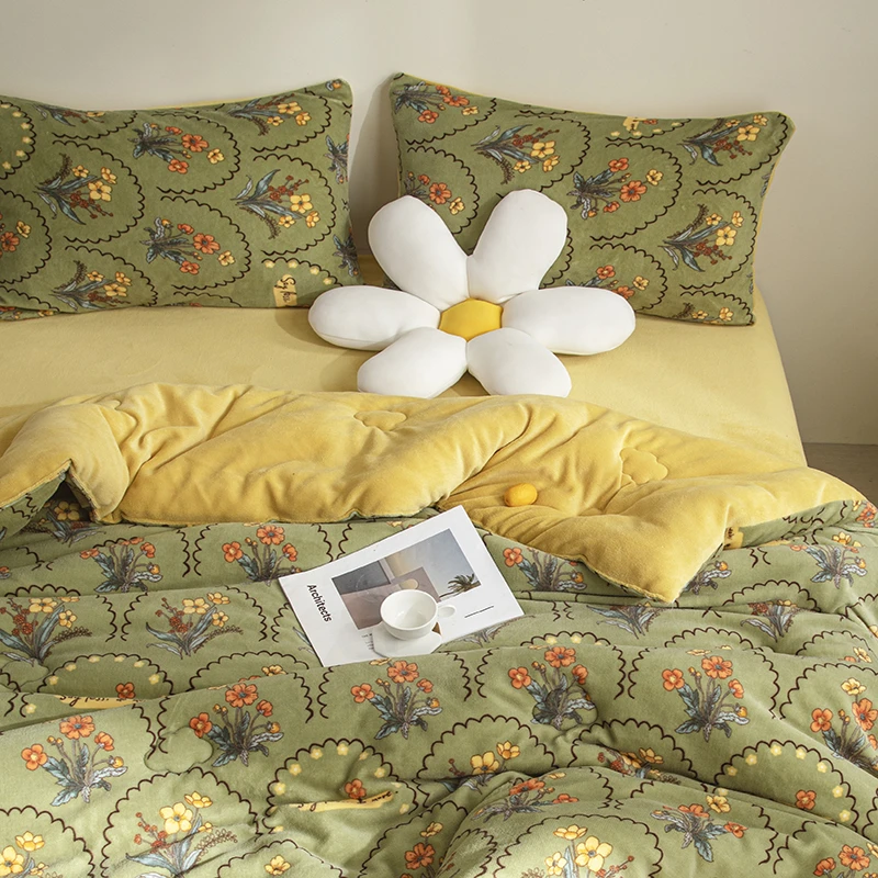 【孤品牛奶绒大豆被捡漏】母婴级A类牛奶绒大豆被子冬季保暖被芯